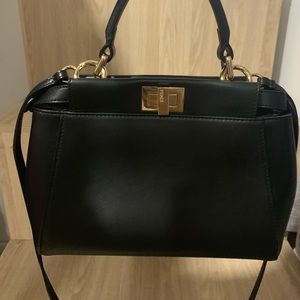 Mini peekaboo crossbody bag